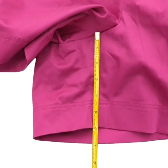 ANN Taylor Signature Pink High Waisted Sailor Shorts Sz 4 Double Button Summer - Picture 6 of 9